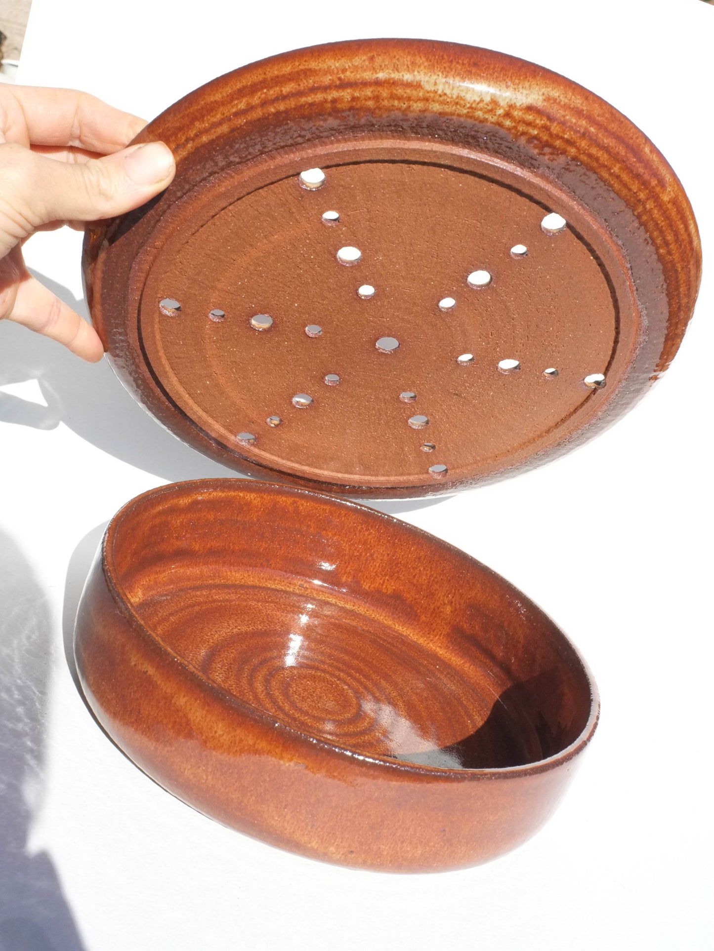 Tea Tray with Waste Water Storage