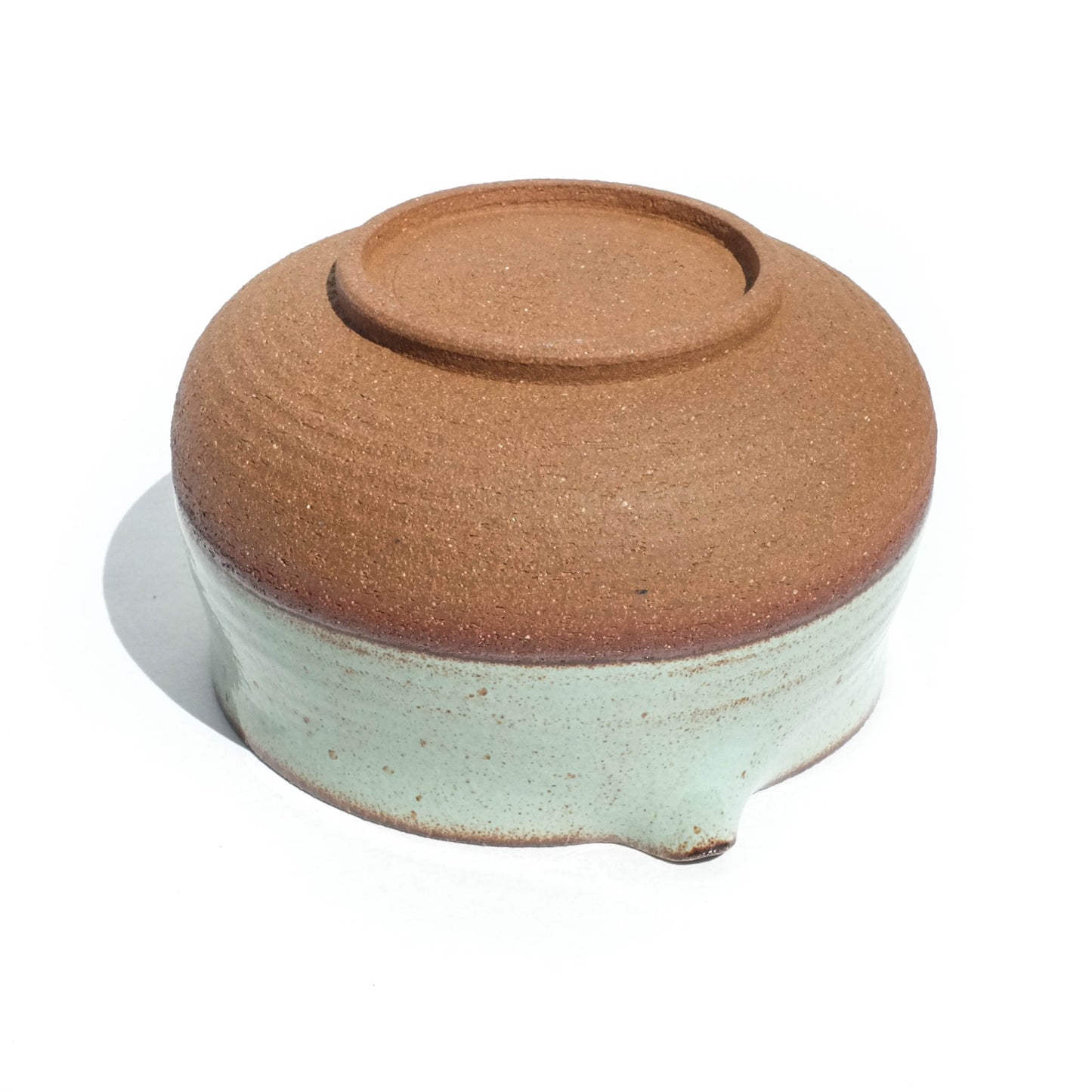 Minty Shino - Matcha Bowl with Spout