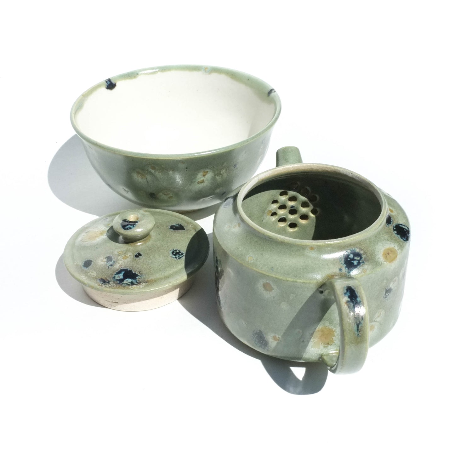 Malachite - 140ml Teapot and Teacup Set