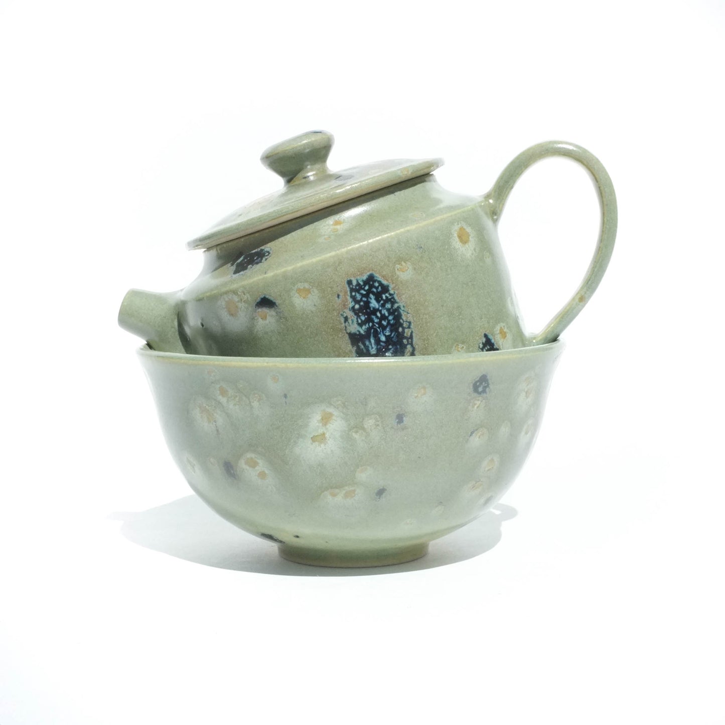 Malachite - 140ml Teapot and Teacup Set