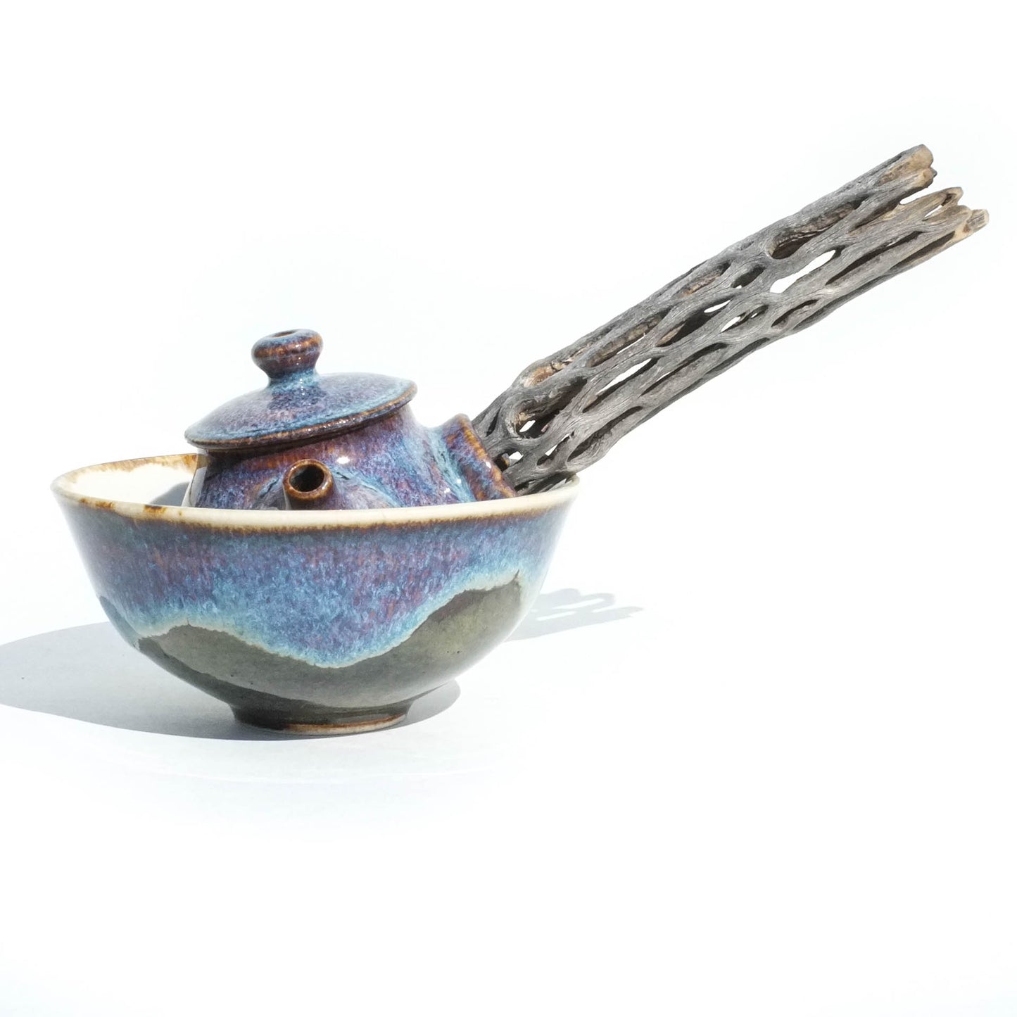 Desert Jewel - 80ml Mini Cholla Handled Teapot and Teacup Set