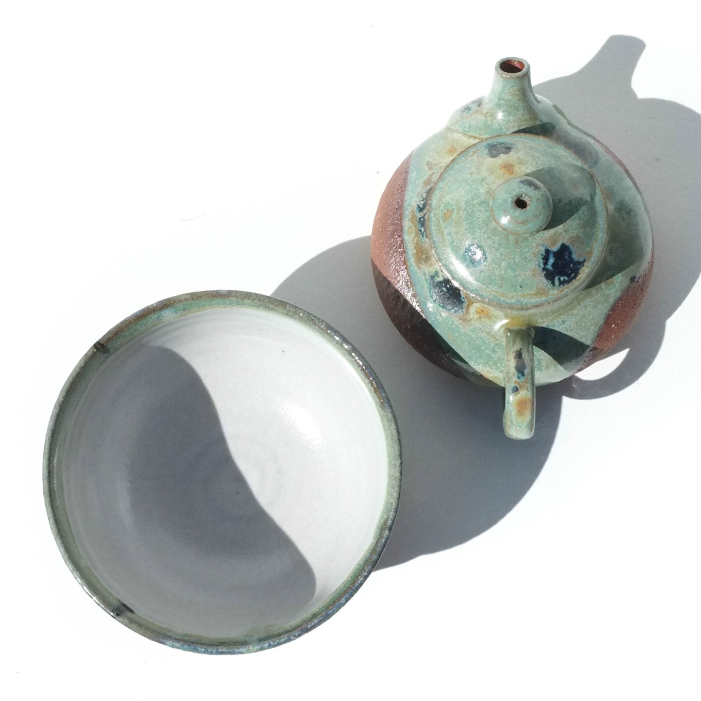 Chaparral - 100ml UNGLAZED INSIDE Teapot and Cup Set