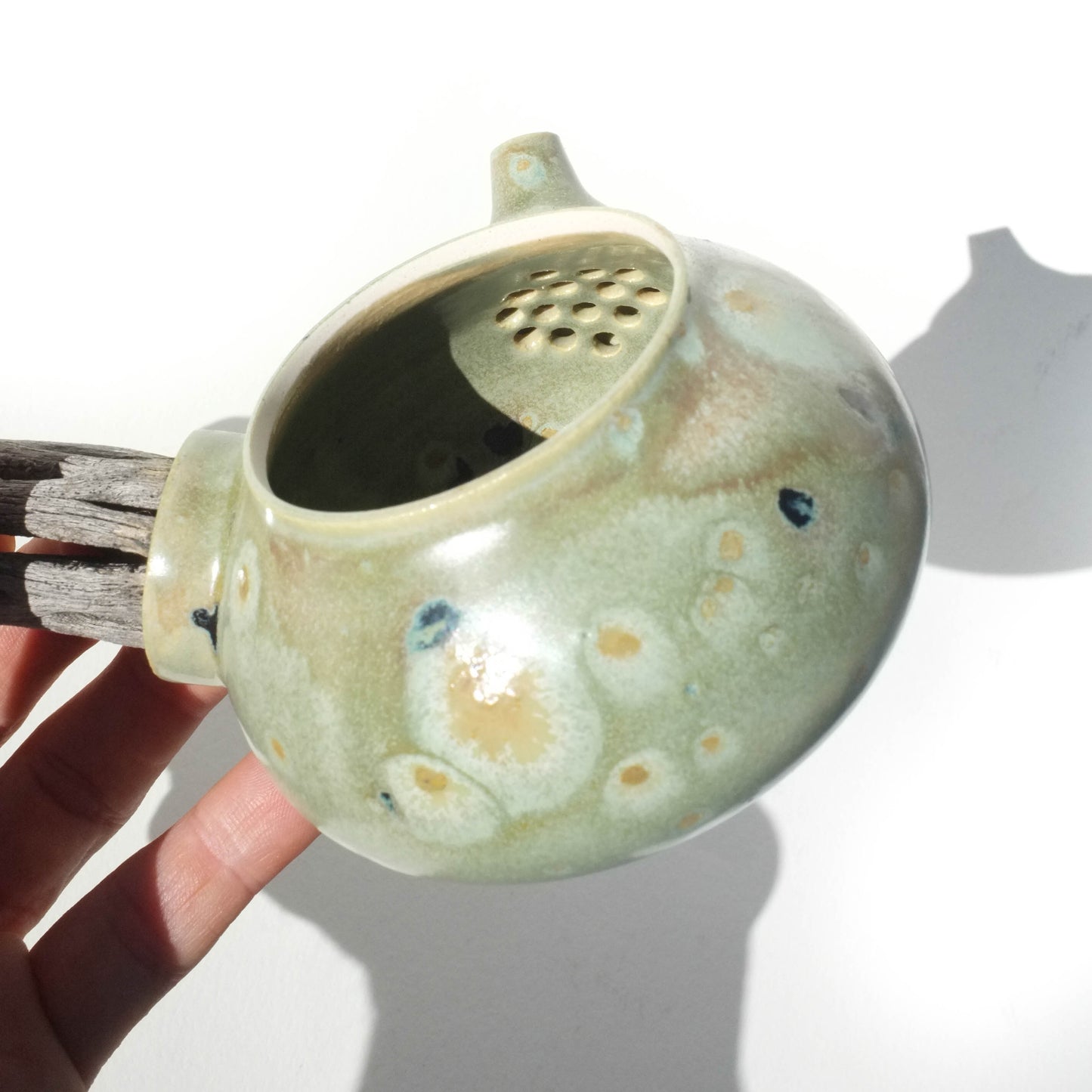 Malachite - 160ml Cholla Handle Teapot