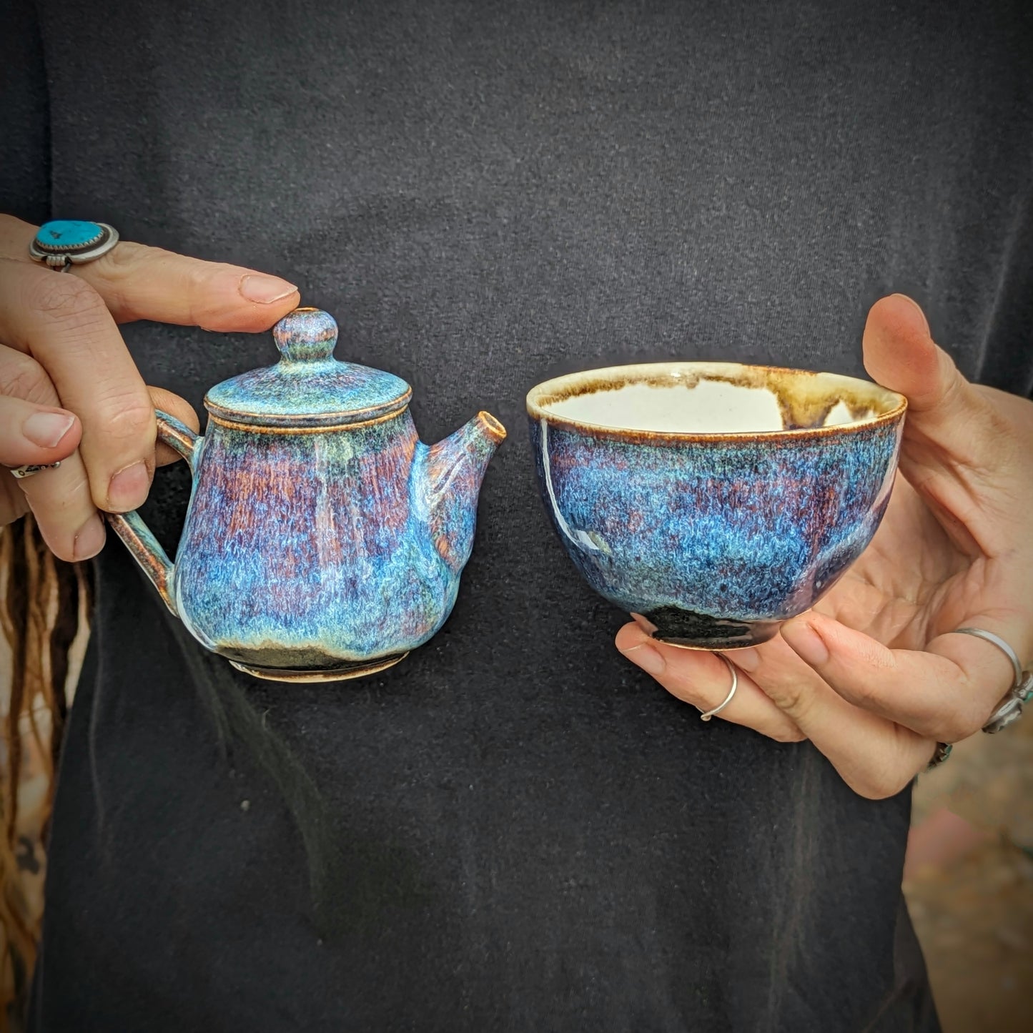 Opal - 85ml Teapot and Cup set