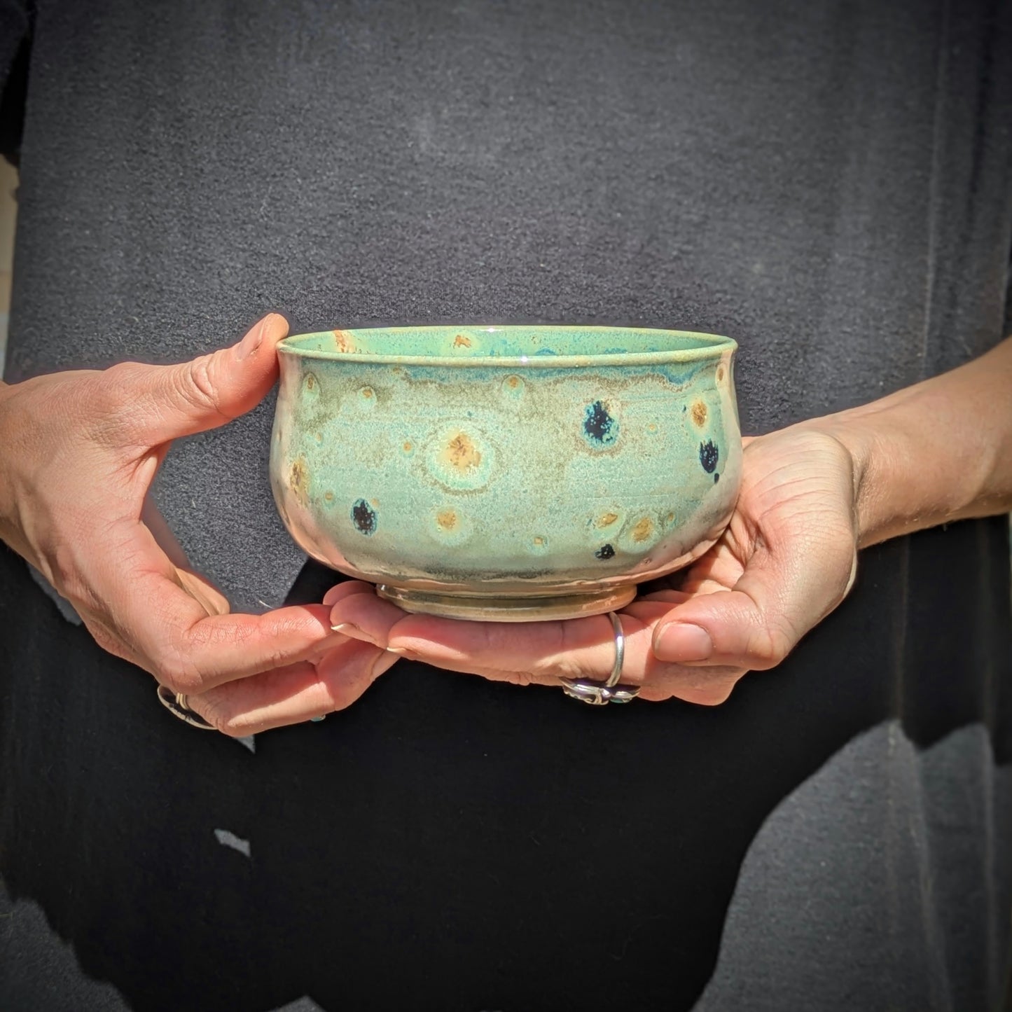 Malachite - Large Chawan - DISCOUNTED!