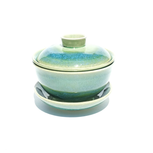 Celadon Waves - 110ml Gaiwan and Teacup Set