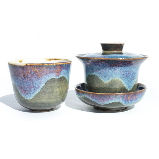 Opal Mountain - 115ml Gaiwan and Teacup Set