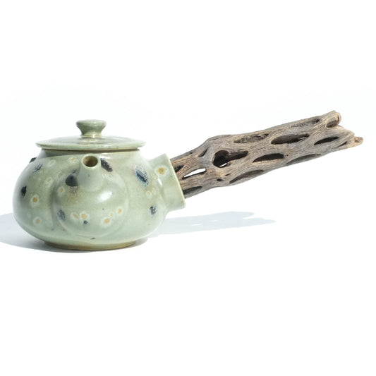 Malachite - 180ml Cholla Handled Teapot