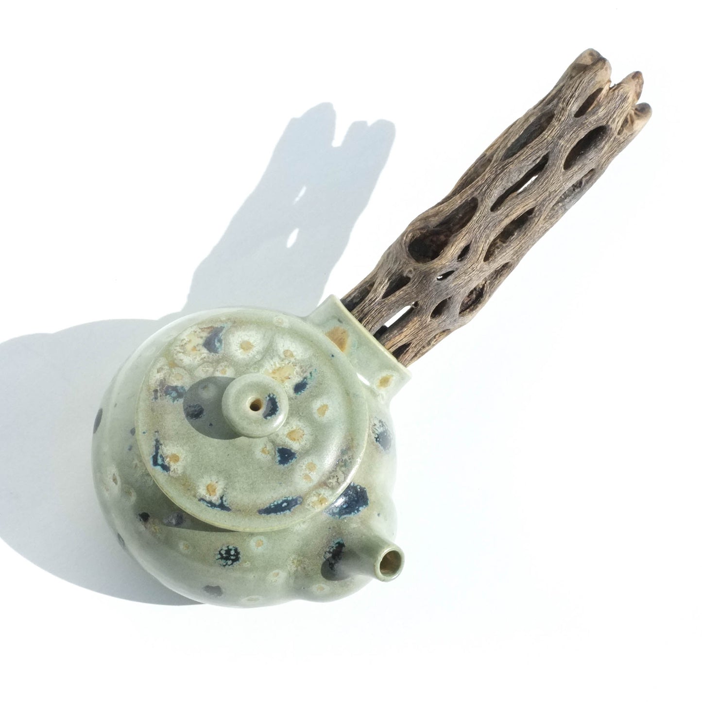 Malachite - 180ml Cholla Handled Teapot