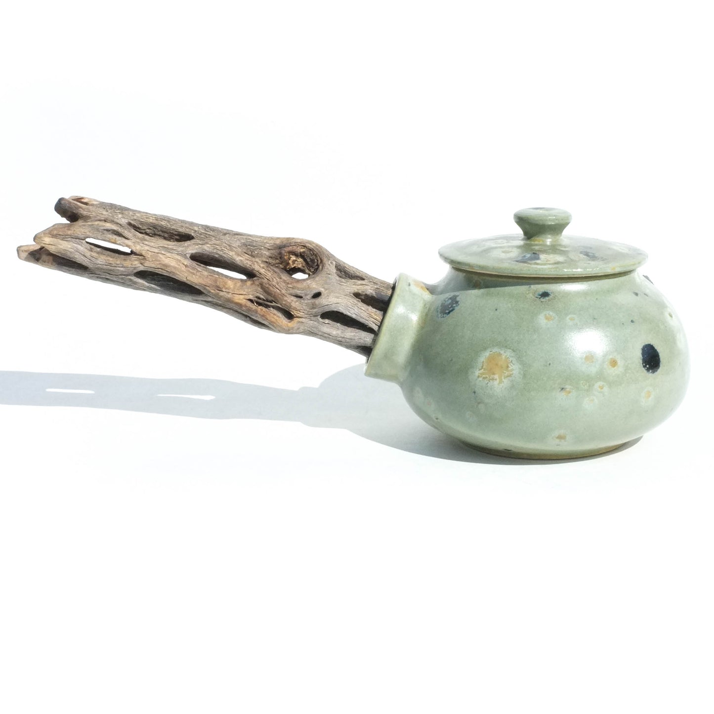 Malachite - 180ml Cholla Handled Teapot