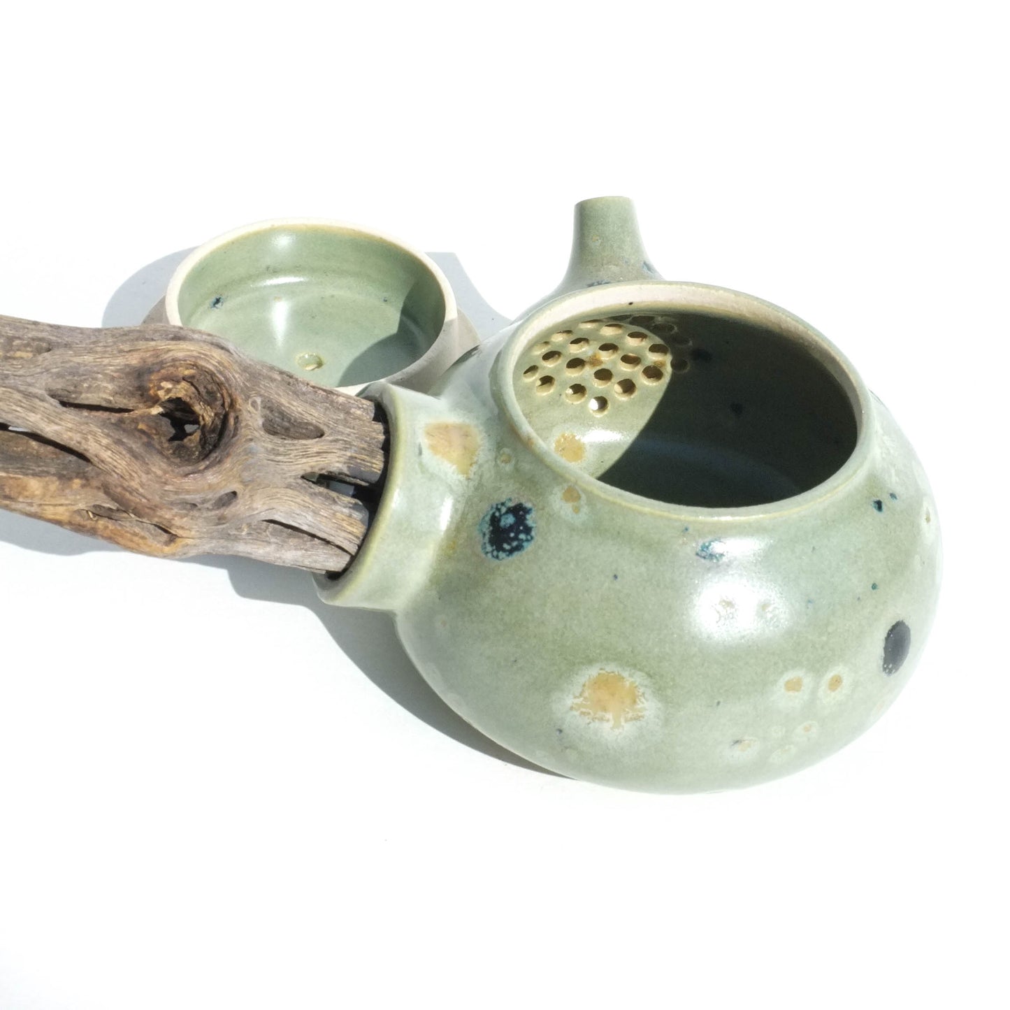 Malachite - 180ml Cholla Handled Teapot