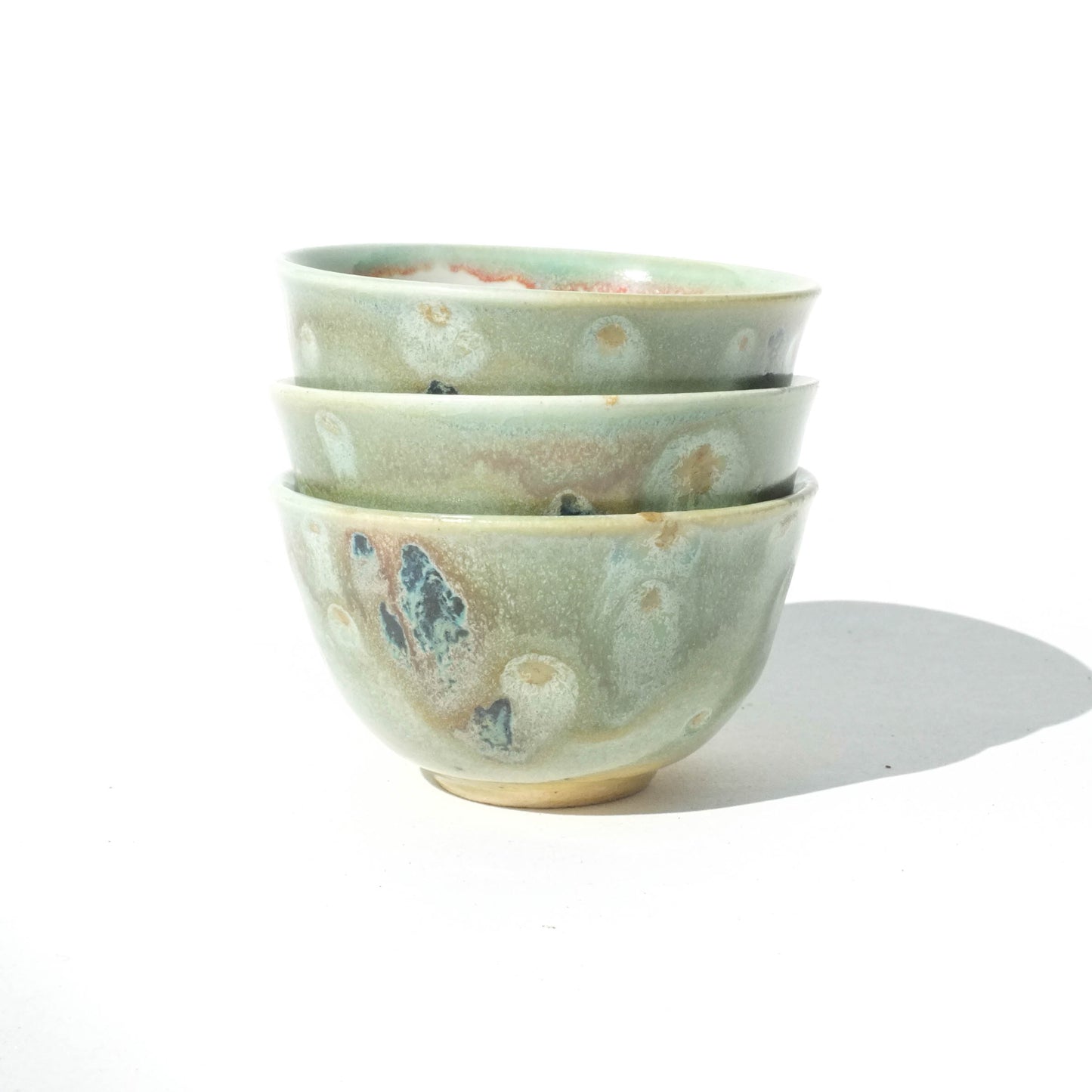 Malachite - 50ml Gongfu Teacups - Set of 3