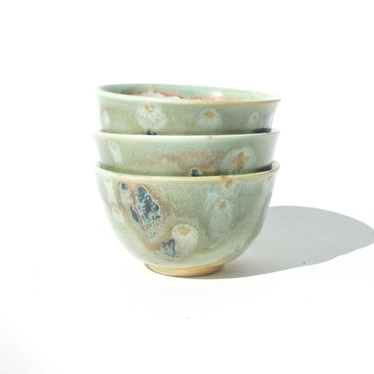 Malachite - 50ml Gongfu Teacups - Set of 3