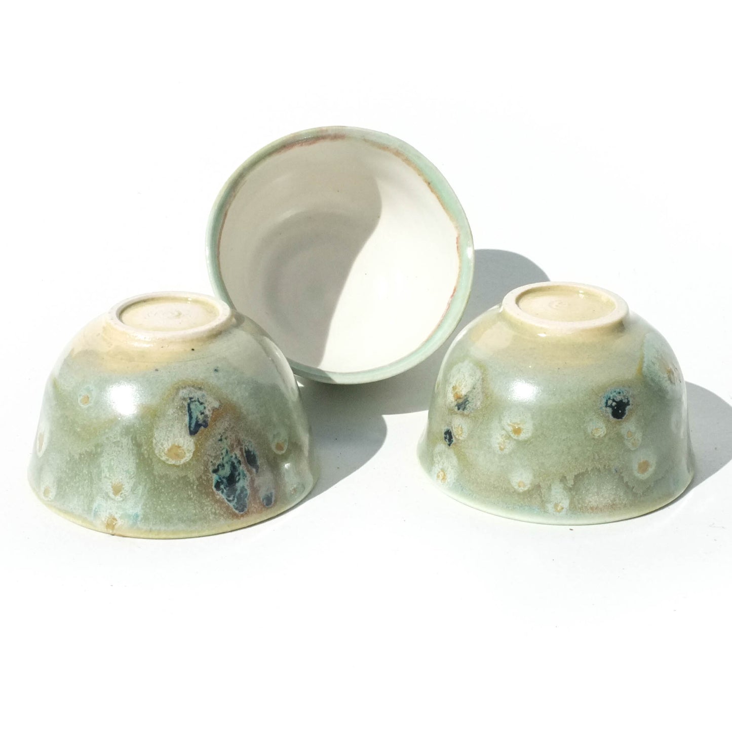 Malachite - 50ml Gongfu Teacups - Set of 3