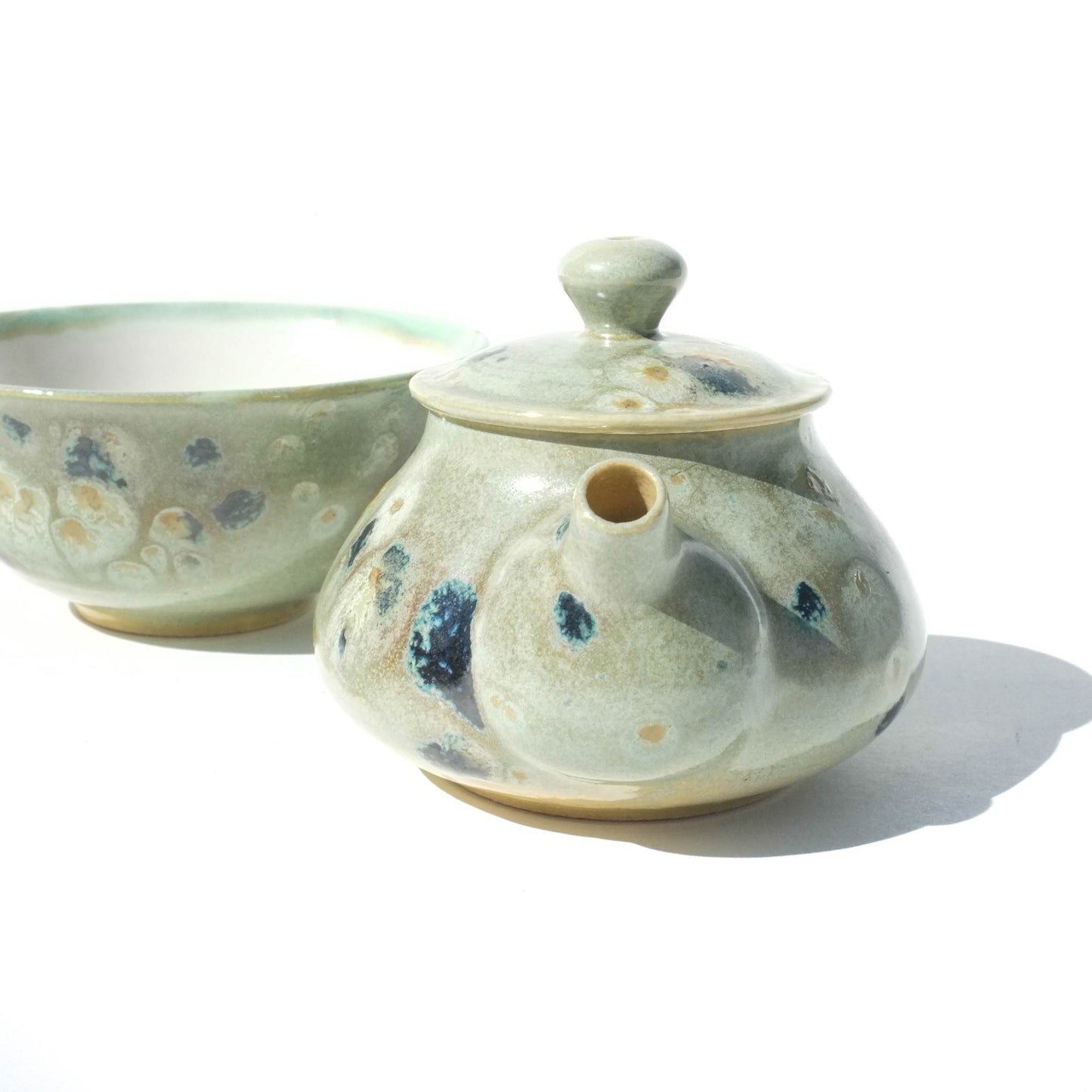 Malachite - 115ml Teapot and Cup Set