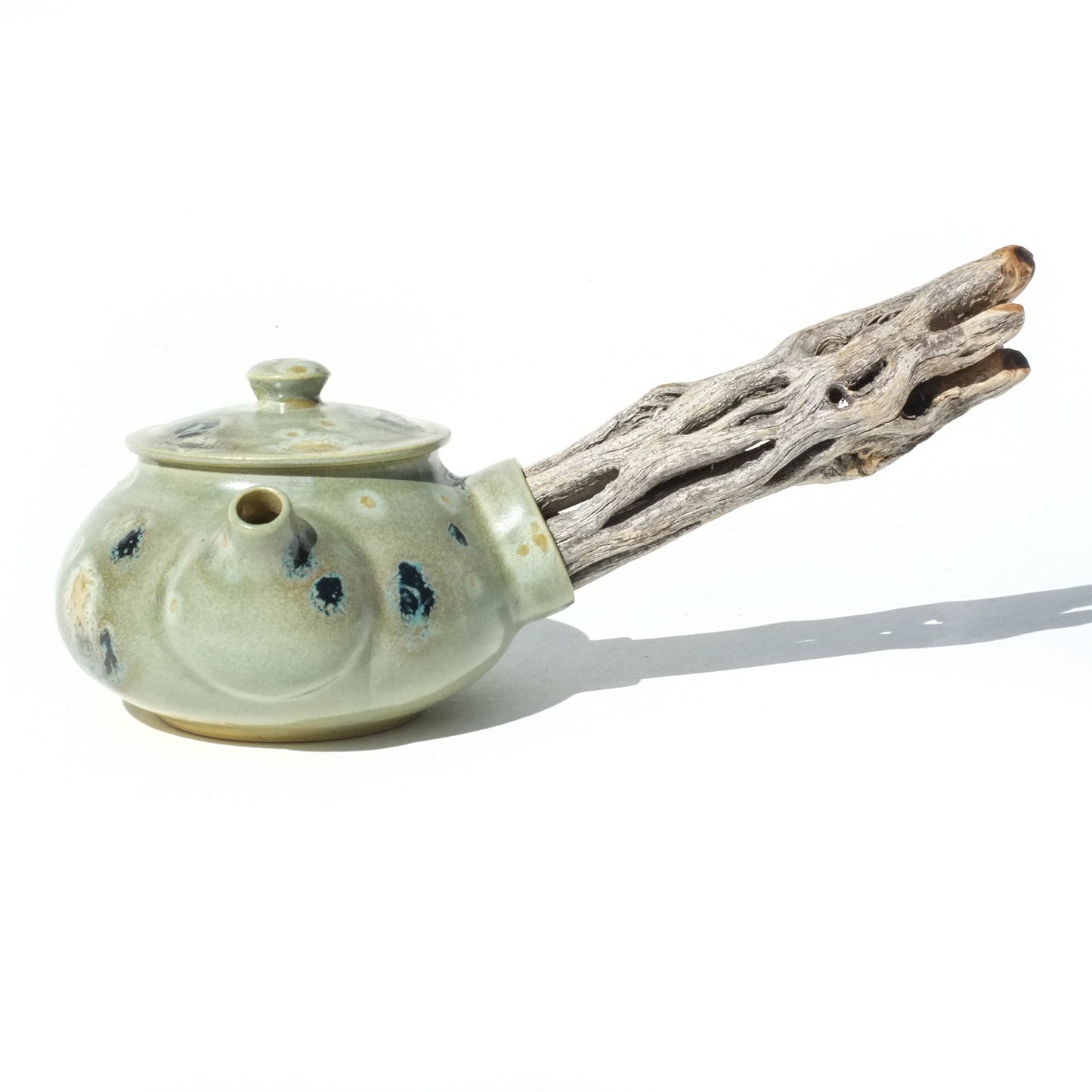 Malachite - 130ml Cholla Handle Teapot