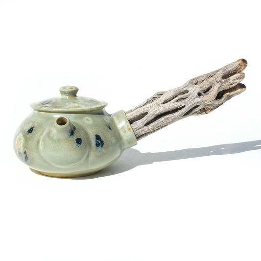 Malachite - 130ml Cholla Handle Teapot