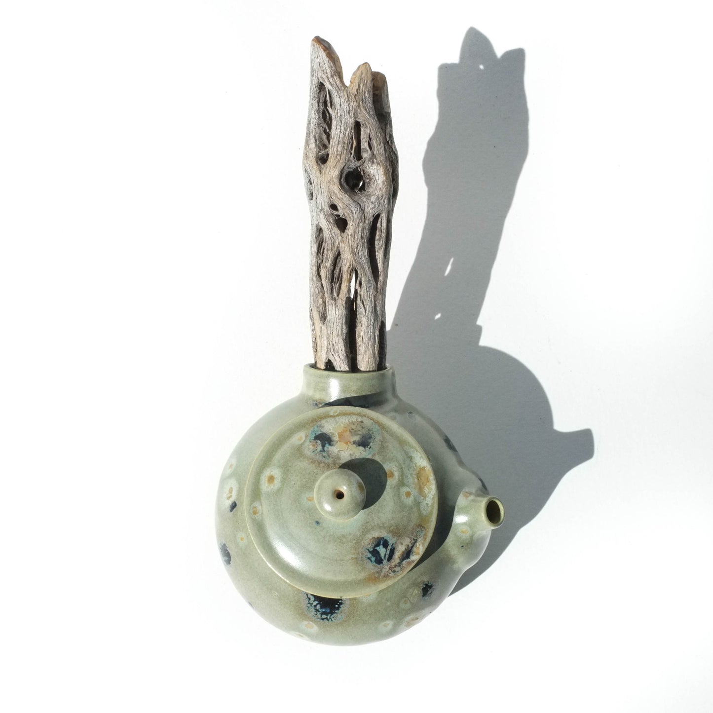 Malachite - 130ml Cholla Handle Teapot