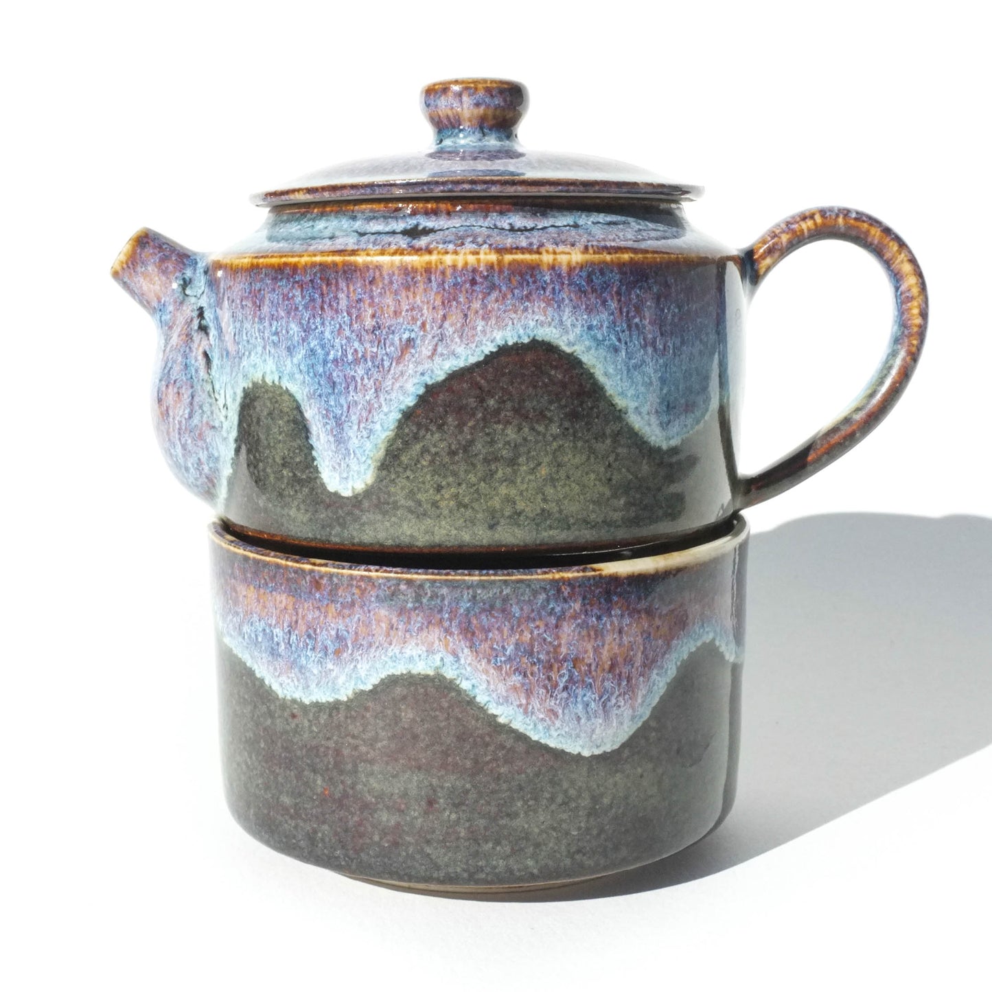 Opal Mountain - 130ml Teapot with Free Cup!