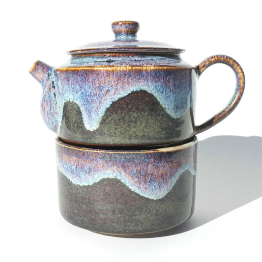 Opal Mountain - 130ml Teapot with Free Cup!
