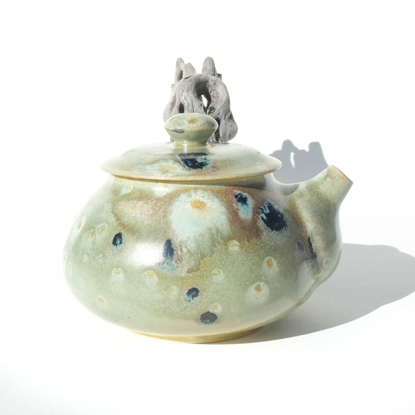 Malachite - 160ml Cholla Handle Teapot