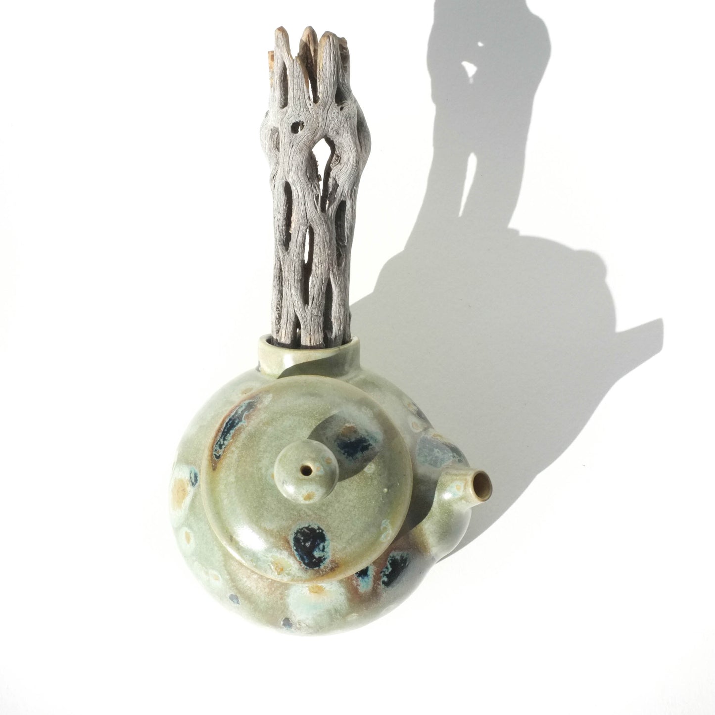 Malachite - 160ml Cholla Handle Teapot