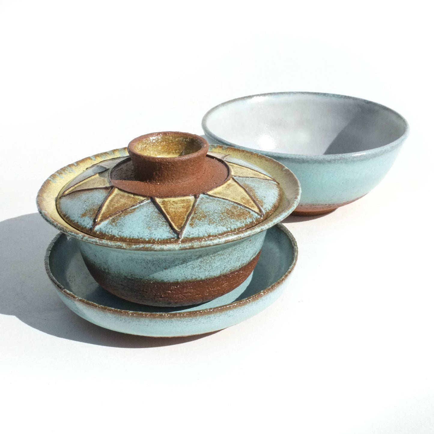 Solstice - 105ml Embellished Gaiwan and Teacup Set