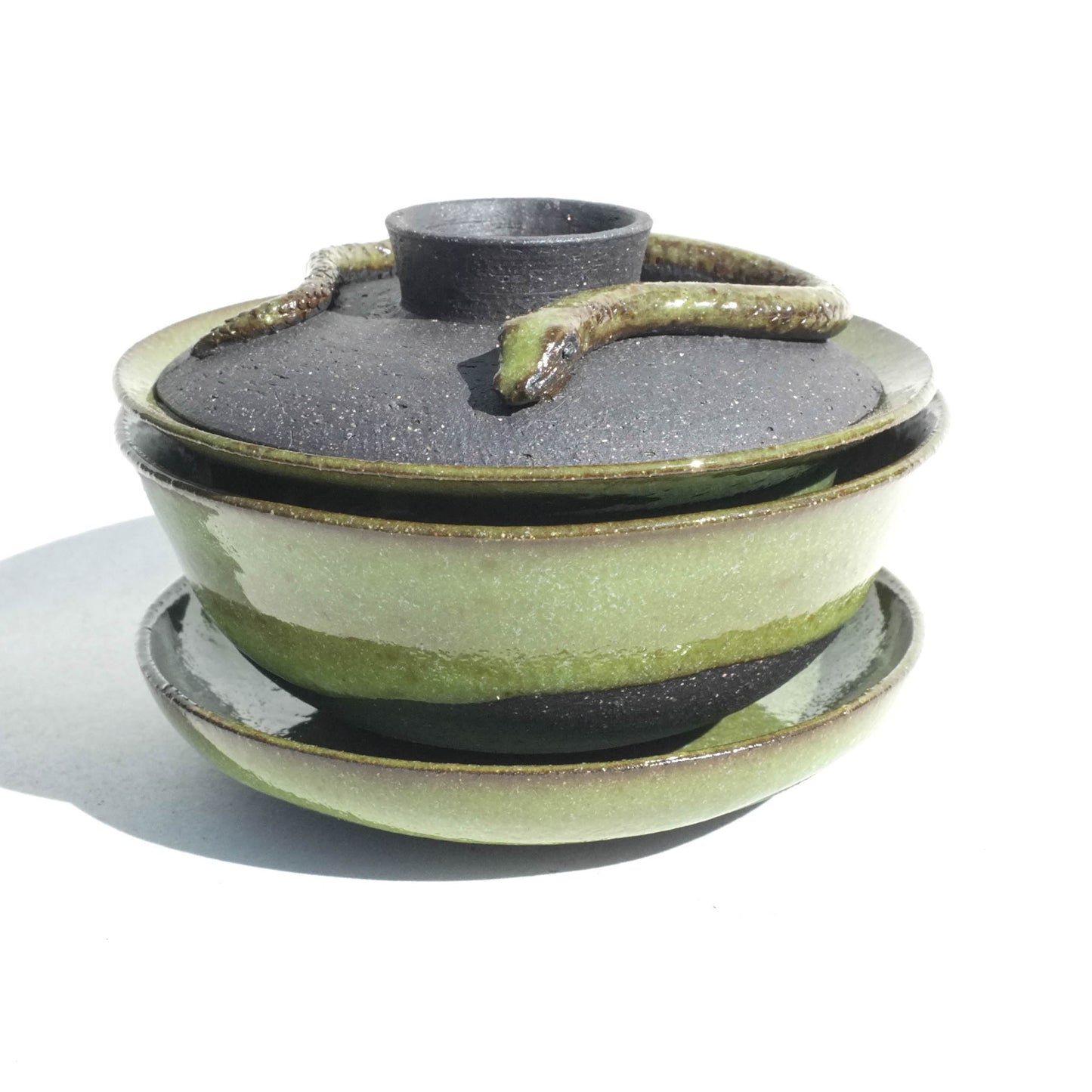 Serpentine - 100ml Sculptural Gaiwan and Teacup Set