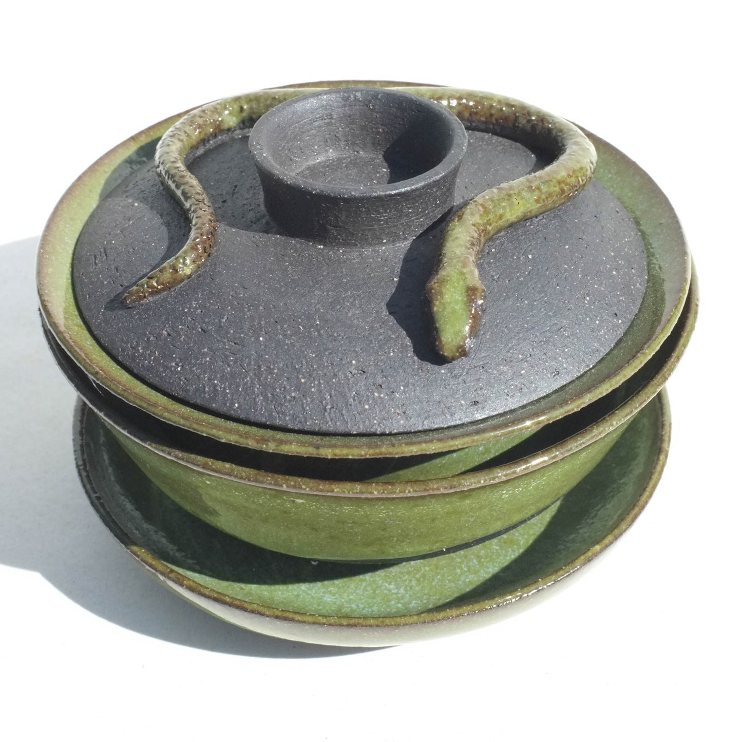 Serpentine - 100ml Sculptural Gaiwan and Teacup Set