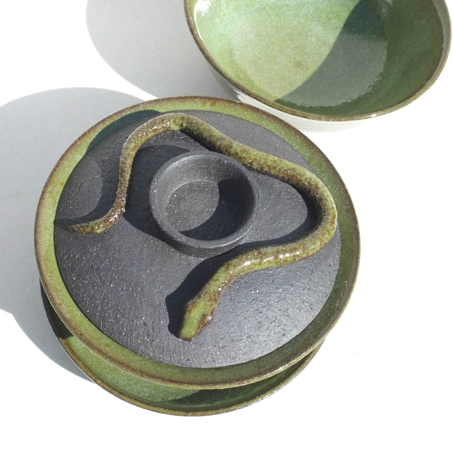 Serpentine - 100ml Sculptural Gaiwan and Teacup Set