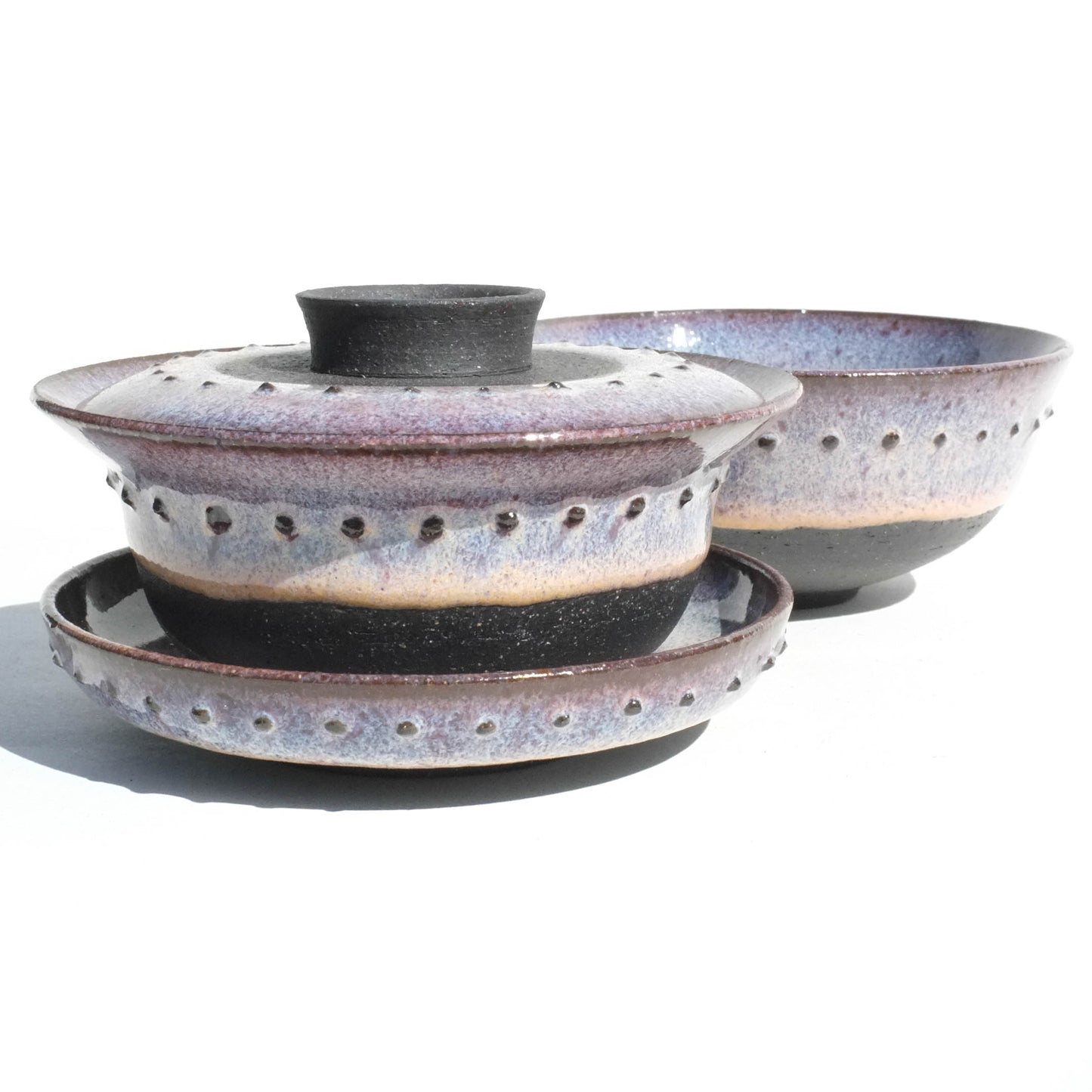 DISCOUNTED - Nebula - Embellished 135ml Gaiwan and Teacup Set