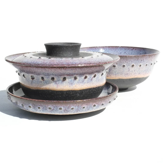 DISCOUNTED - Nebula - Embellished 135ml Gaiwan and Teacup Set