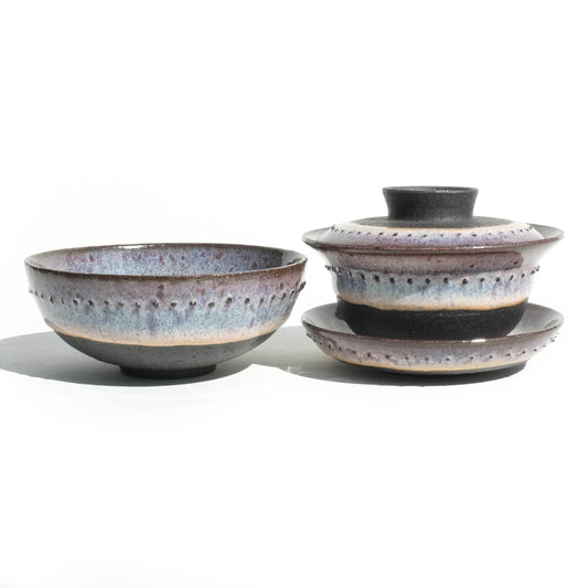 Nebula - Embellished 70ml Gaiwan and Teacup Set