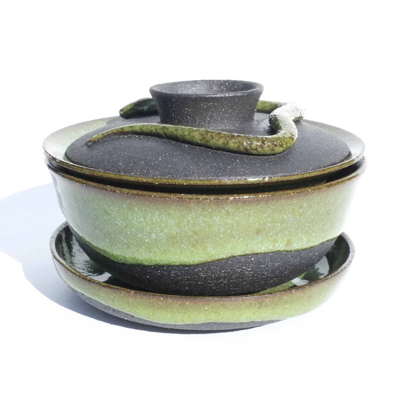 Serpentine - 115ml Sculptural Gaiwan and Teacup Set