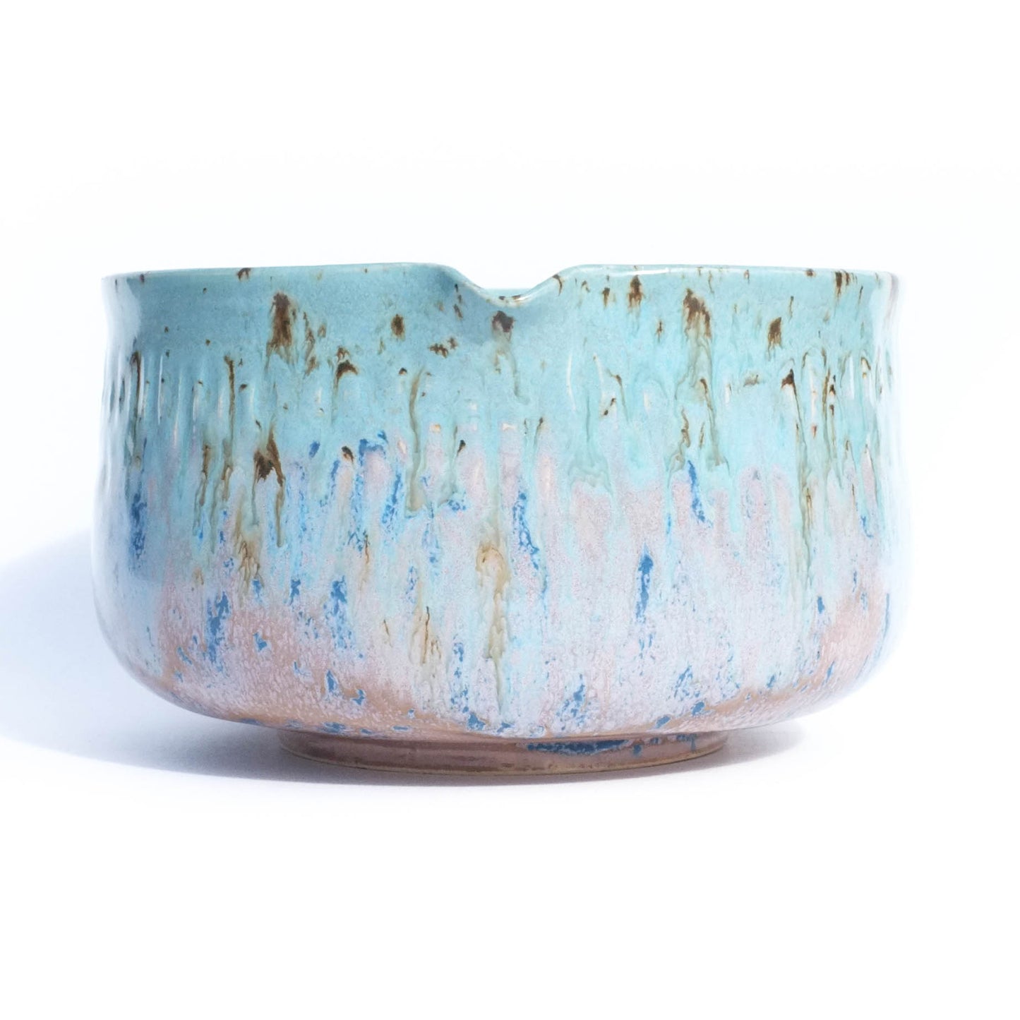 Cotton Candy Sky - Large Spouted Matcha Bowl